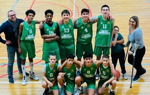 Victoire des U15 garçons à Thourotte 56-36