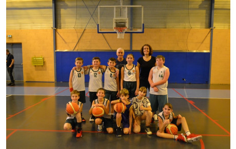Défaite de 3 points des U11 à domicile 20-23 
