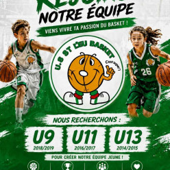 Rejoins les équipes U9, U11 et U13 pour la saison 2026-2027